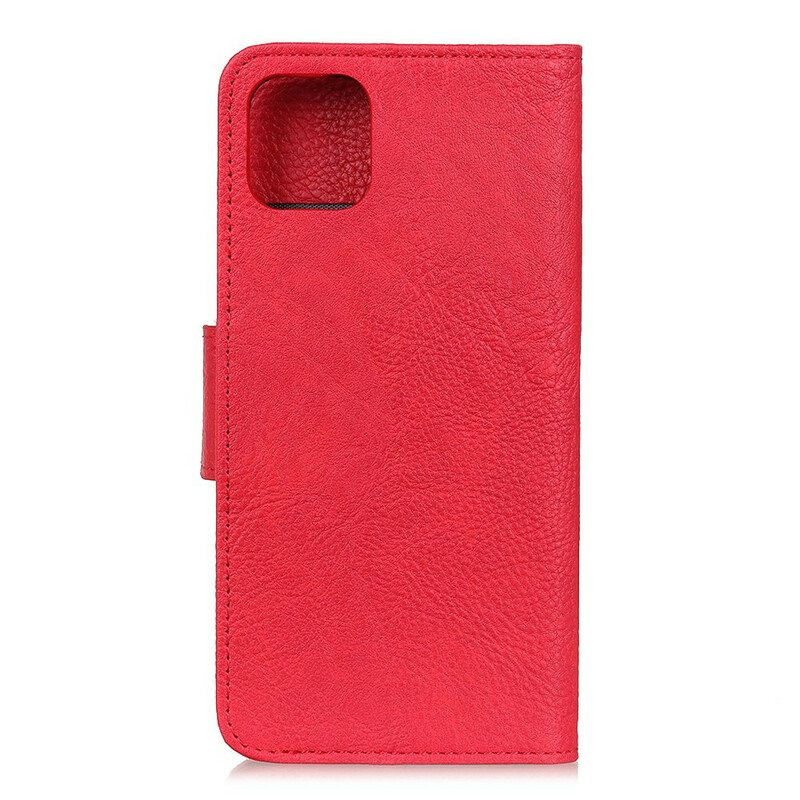 Kotelot Samsung Galaxy A41 Single Litchi Faux Leather