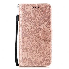 Kotelot Samsung Galaxy A41 Suojaketju Kuori Hihna Tribal Flowers