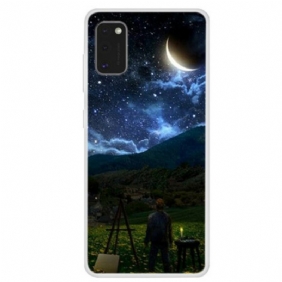 Kuori Samsung Galaxy A41 Painter In The Night