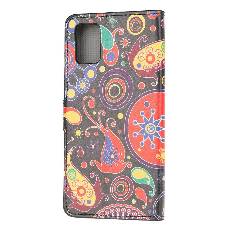 Nahkakotelo Samsung Galaxy A41 Galaxy Design