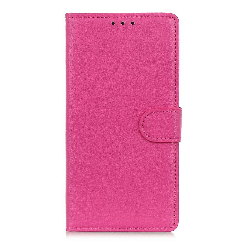 Nahkakotelo Samsung Galaxy A41 Lisää Faux Leather Retroa