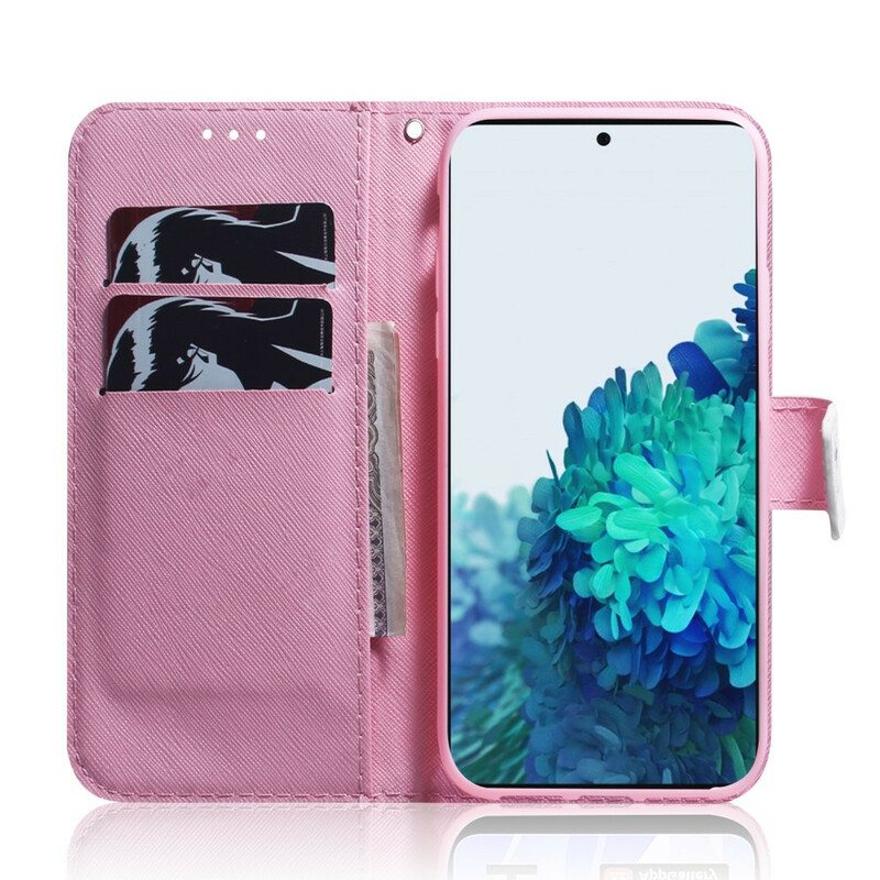 Kotelot Samsung Galaxy S21 5G Flower Dusty Pink