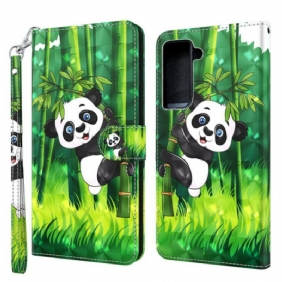 Kotelot Samsung Galaxy S21 5G Panda Ja Bambu