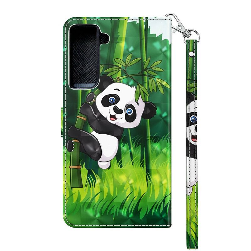 Kotelot Samsung Galaxy S21 5G Panda Ja Bambu