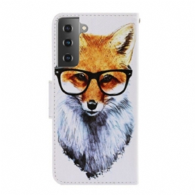 Kotelot Samsung Galaxy S21 5G Suojaketju Kuori Brainy Fox Hihnalla