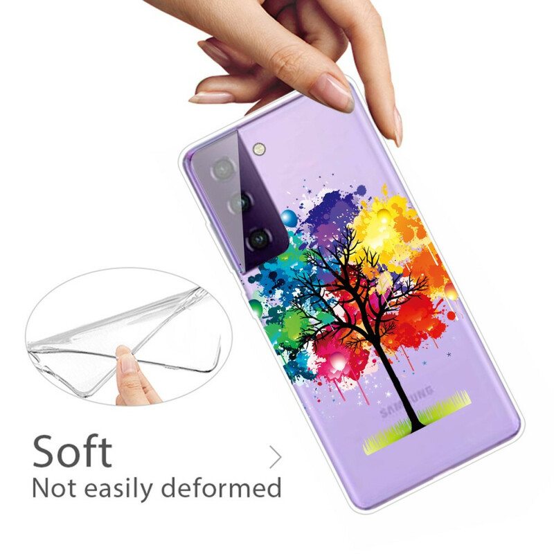 Kuori Samsung Galaxy S21 5G Akvarelli Puu