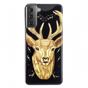 Kuori Samsung Galaxy S21 5G Fluoresoiva Majestic Deer