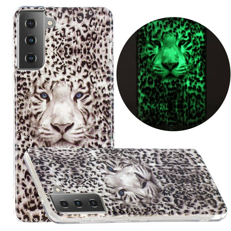 Kuori Samsung Galaxy S21 5G Leopardi Loisteputki