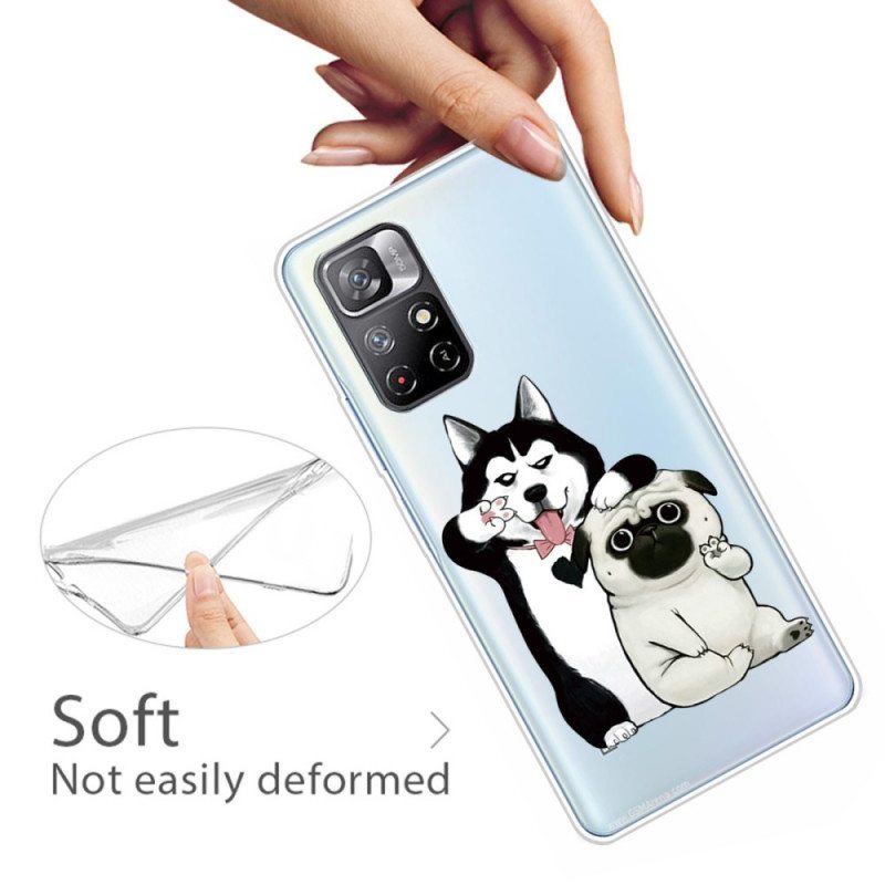 Case Poco M4 Pro 5G Hauskoja Koiria