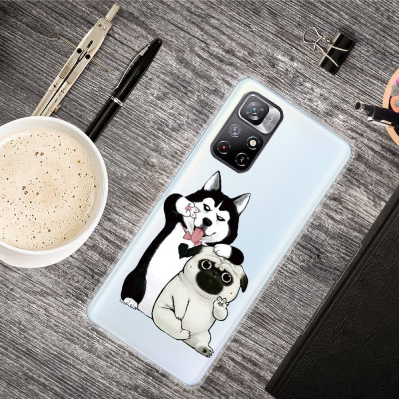 Case Poco M4 Pro 5G Hauskoja Koiria