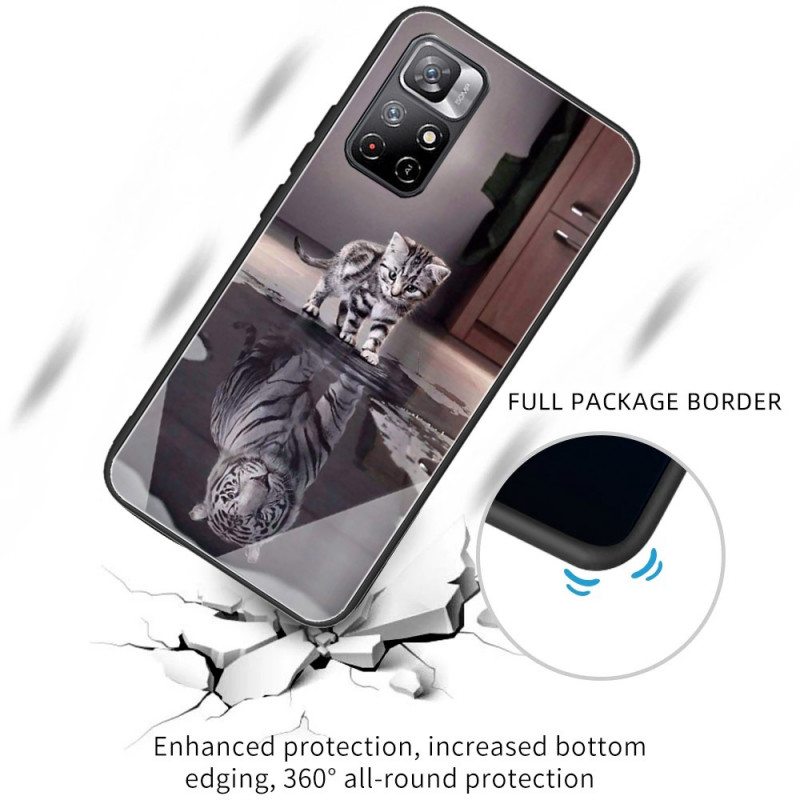 Case Poco M4 Pro 5G Karkaistu Lasi Ernest Tiikeri