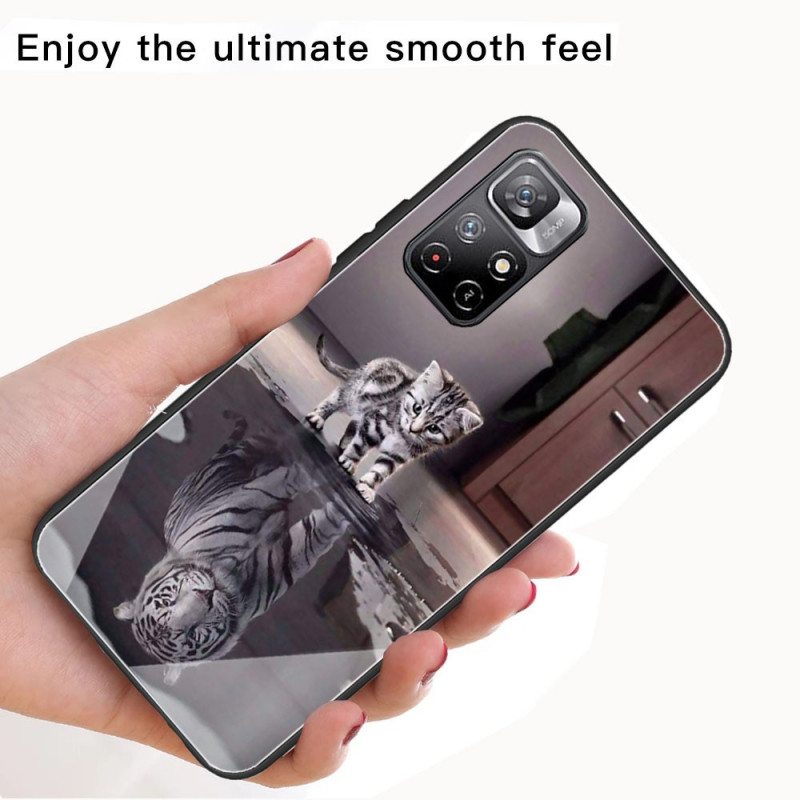 Case Poco M4 Pro 5G Karkaistu Lasi Ernest Tiikeri