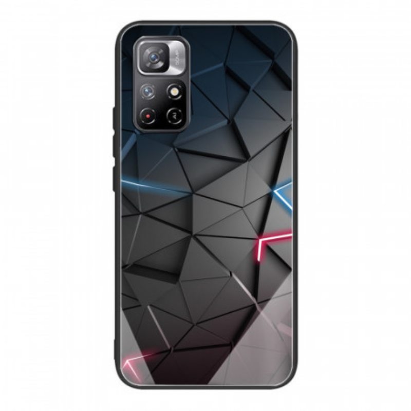 Case Poco M4 Pro 5G Karkaistu Lasi Geometria