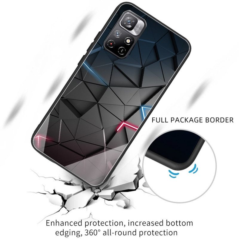 Case Poco M4 Pro 5G Karkaistu Lasi Geometria