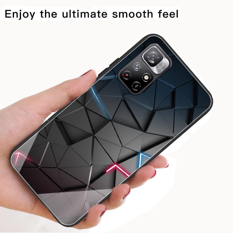 Case Poco M4 Pro 5G Karkaistu Lasi Geometria