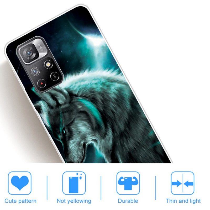 Case Poco M4 Pro 5G Kuninkaallinen Susi