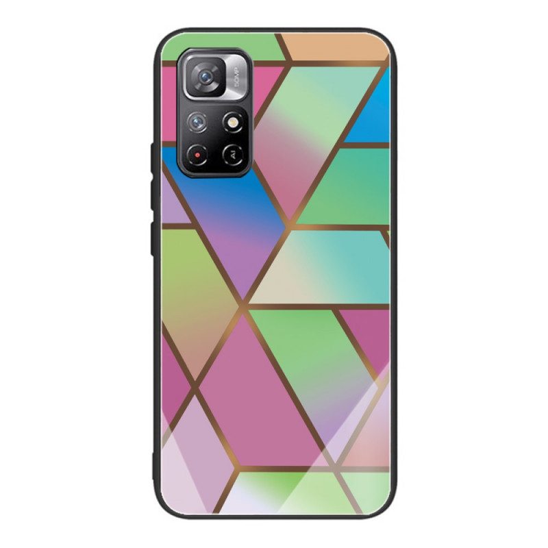 Case Poco M4 Pro 5G Marmori Design Karkaistu Lasi