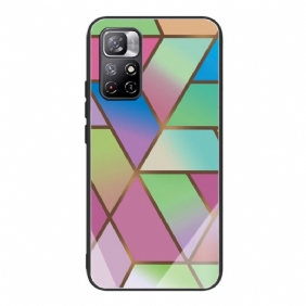 Case Poco M4 Pro 5G Marmori Design Karkaistu Lasi