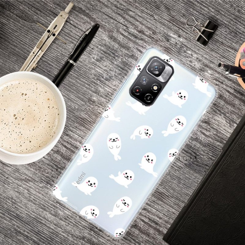 Case Poco M4 Pro 5G Merileijonat Hauskaa