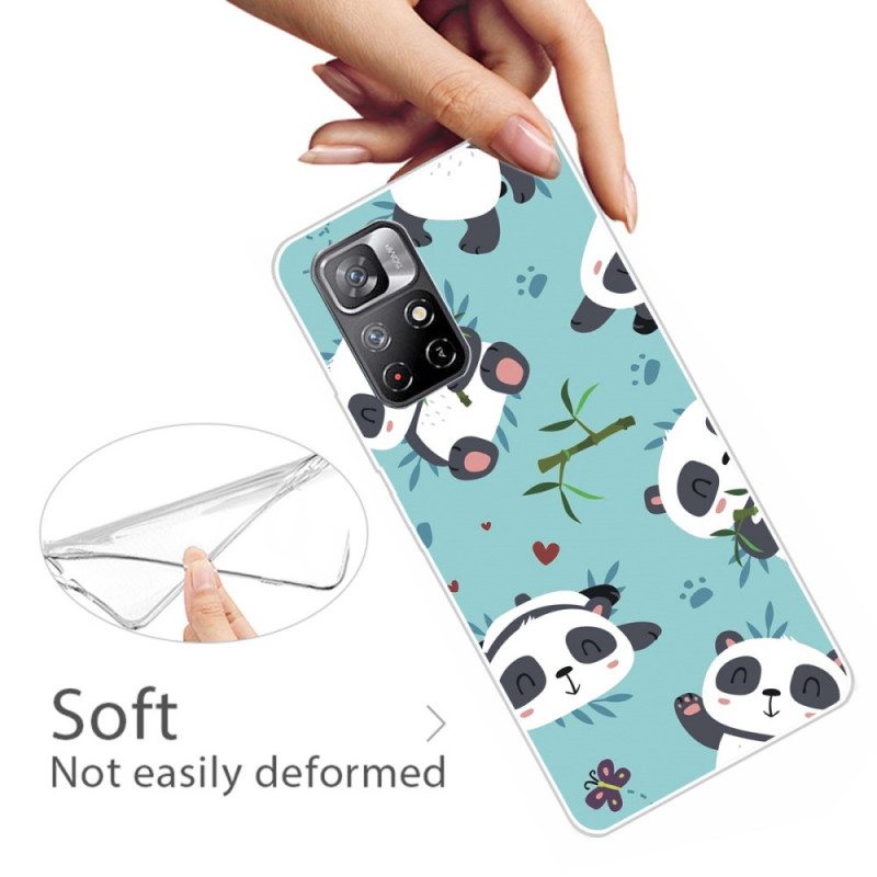 Case Poco M4 Pro 5G Pandajoukko