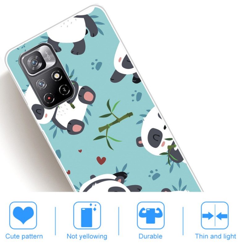 Case Poco M4 Pro 5G Pandajoukko