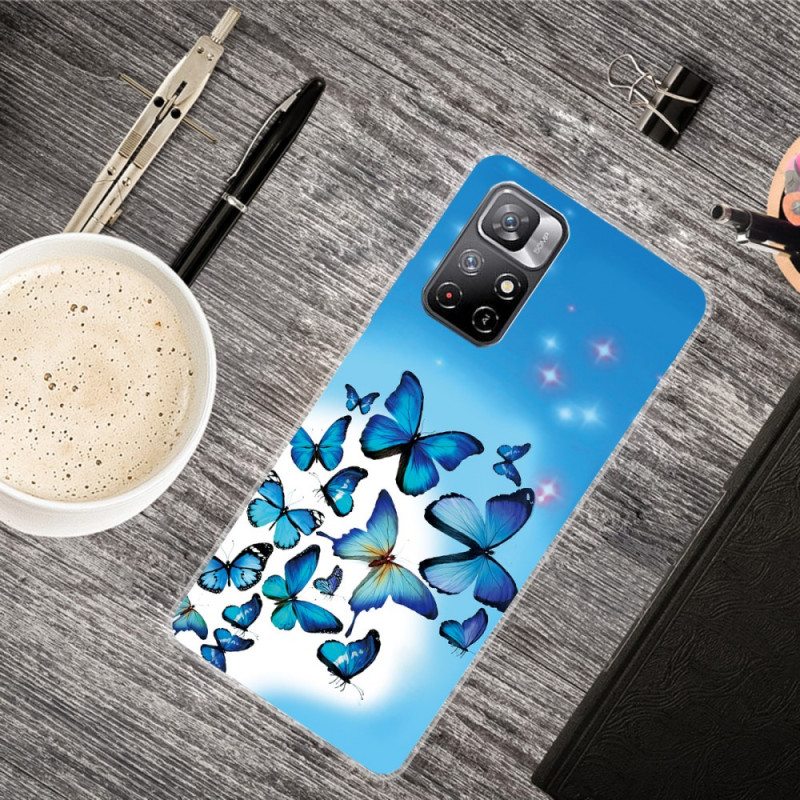 Case Poco M4 Pro 5G Perhoset Perhoset