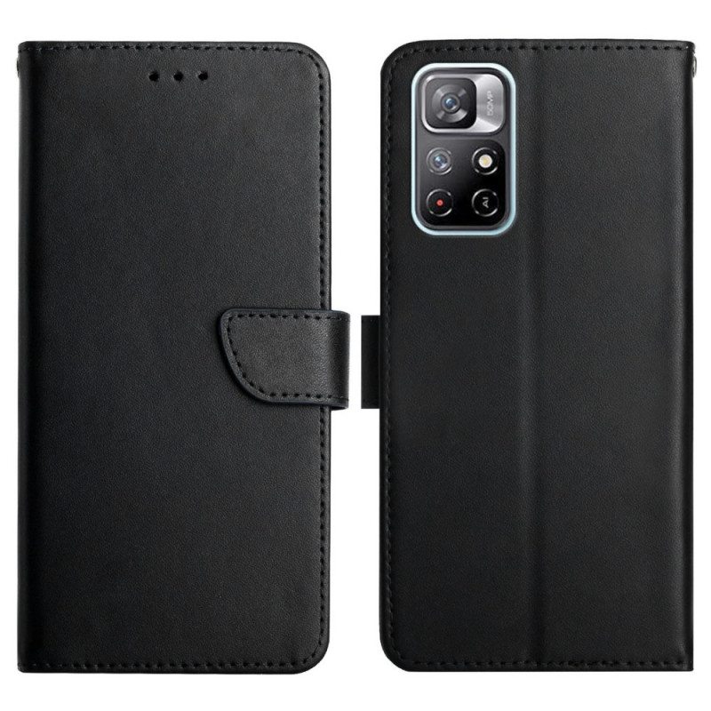 Flip Case Poco M4 Pro 5G Aitoa Nappan Nahkaa