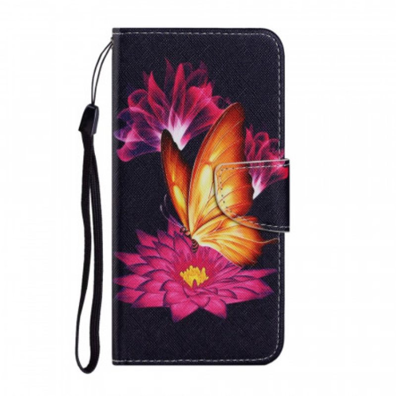 Flip Case Poco M4 Pro 5G Butterfly Ja Lotus