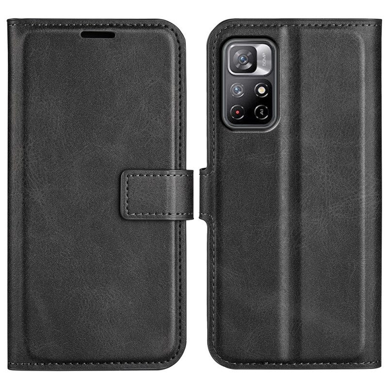 Flip Case Poco M4 Pro 5G Faux Leather Design Plus