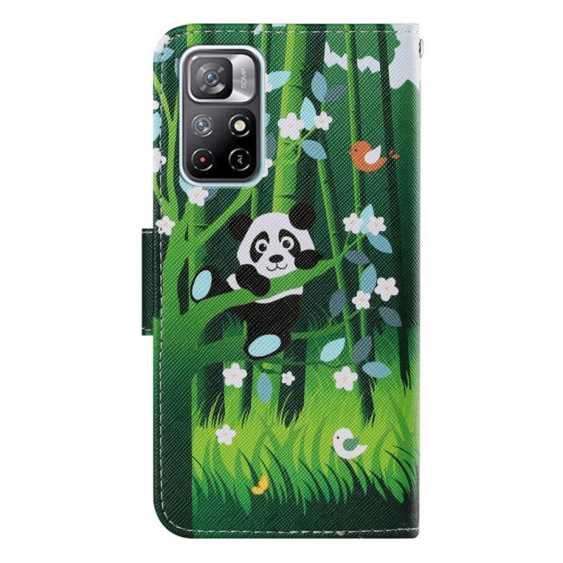 Kotelot Poco M4 Pro 5G Panda Kävely