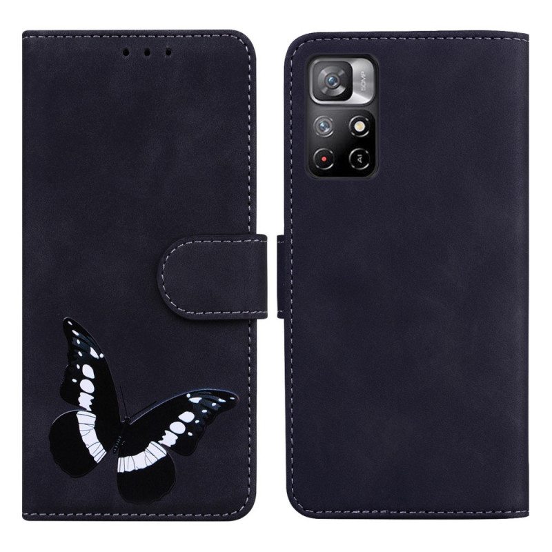 Kotelot Poco M4 Pro 5G Skin Touch Butterfly