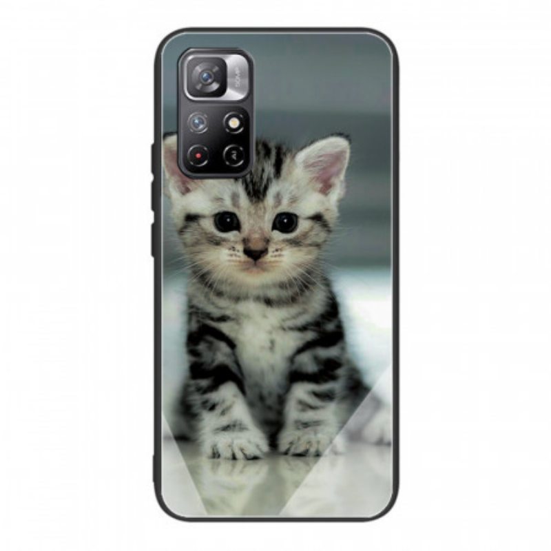 Kuori Poco M4 Pro 5G Kitten Karkaistu Lasi