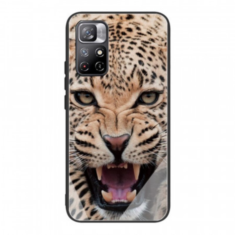 Kuori Poco M4 Pro 5G Leopard Karkaistu Lasi