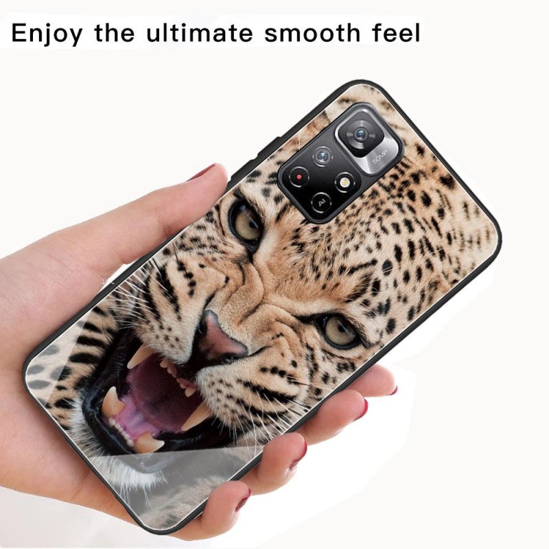 Kuori Poco M4 Pro 5G Leopard Karkaistu Lasi