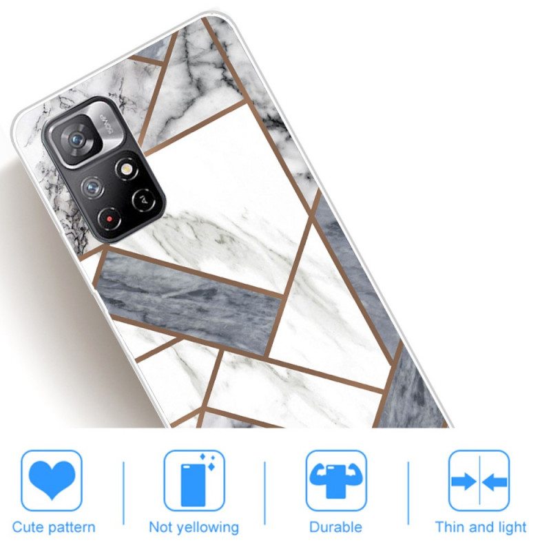 Kuori Poco M4 Pro 5G Suunnittelija Marble