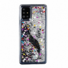 Case Samsung Galaxy A52 4G / A52 5G / A52s 5G Life & Love Paljetteja