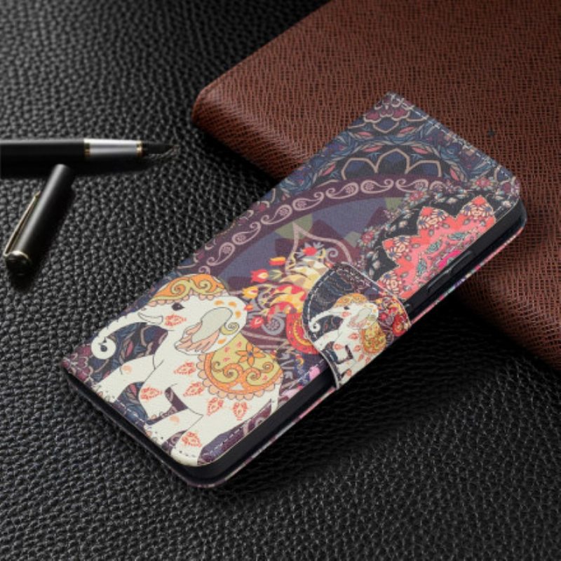 Flip Case Samsung Galaxy A52 4G / A52 5G / A52s 5G Etnisten Norsujen Mandala