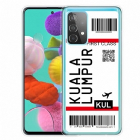 Kuori Samsung Galaxy A52 4G / A52 5G / A52s 5G Boarding Pass Kuala Lumpuriin