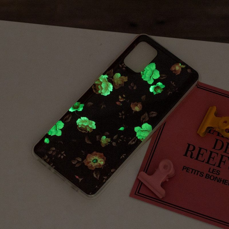 Case Xiaomi Redmi 10 Fluoresoiva Kukka