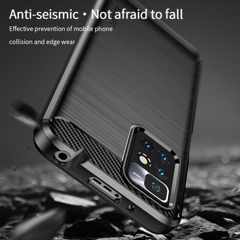 Case Xiaomi Redmi 10 Mofi Harjattu Hiilikuitu