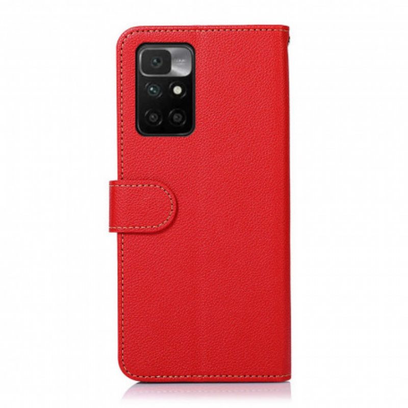 Flip Case Xiaomi Redmi 10 Litsi Style Rfid Khazneh