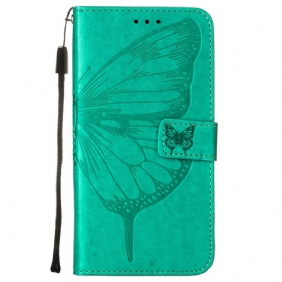 Kotelot Xiaomi Redmi 10 Butterfly Design Kaulanauhalla