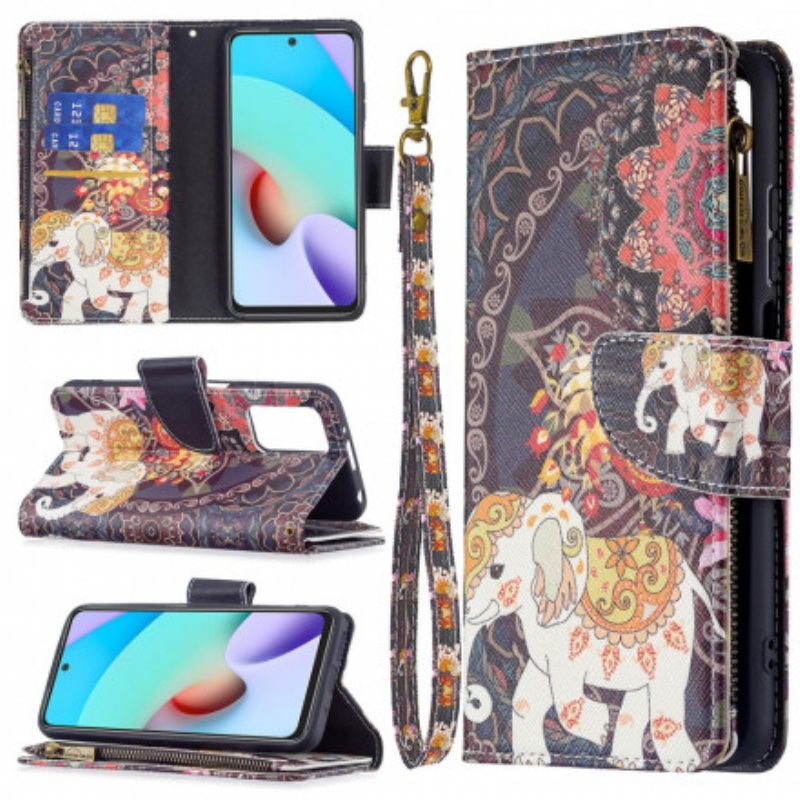 Kotelot Xiaomi Redmi 10 Elephant Vetoketjullinen Tasku