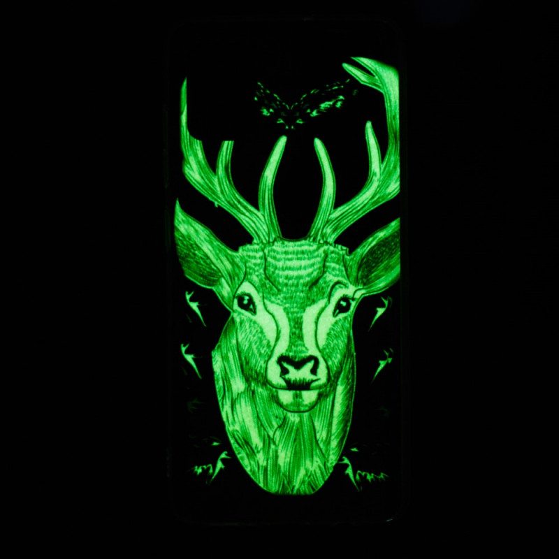 Kuori Xiaomi Redmi 10 Fluoresoiva Majestic Deer