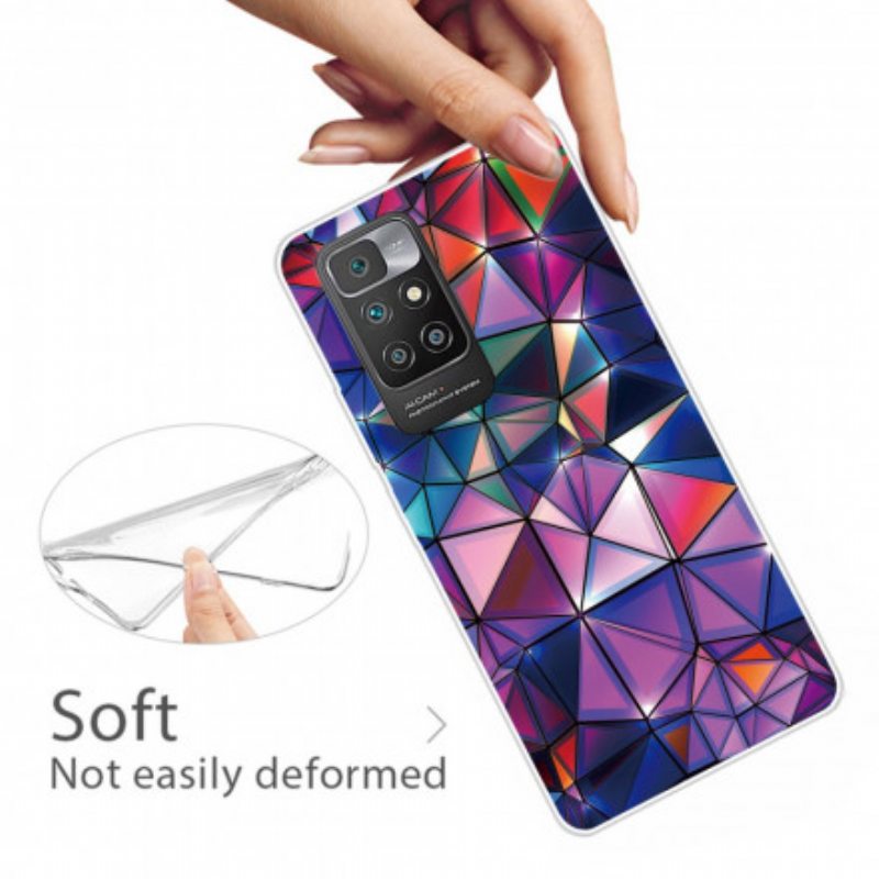 Kuori Xiaomi Redmi 10 Joustava Geometria