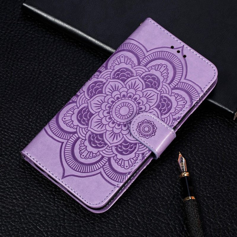 Nahkakotelo Xiaomi Redmi 10 Täysi Mandala