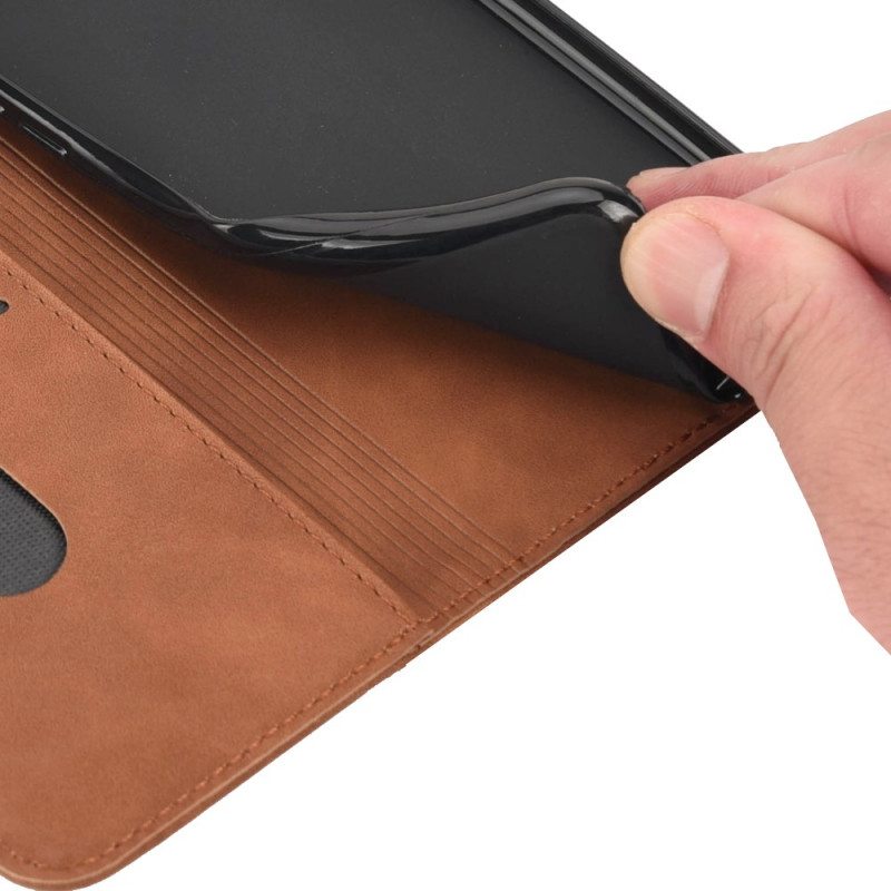 Puhelinkuoret Xiaomi Redmi 10 Kotelot Flip Kaksisävyinen Business Leather -efekti