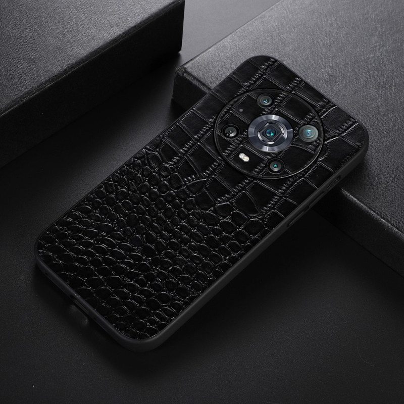 Case Honor Magic 4 Pro Aito Crocodile Texture -nahka