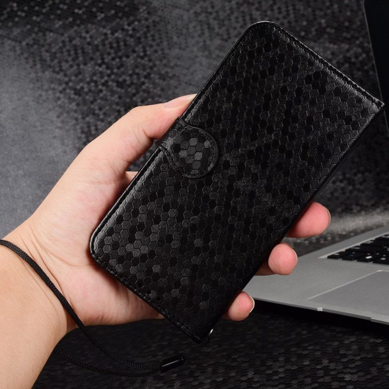 Flip Case Honor Magic 4 Pro Suojaketju Kuori 3d Strappy Design