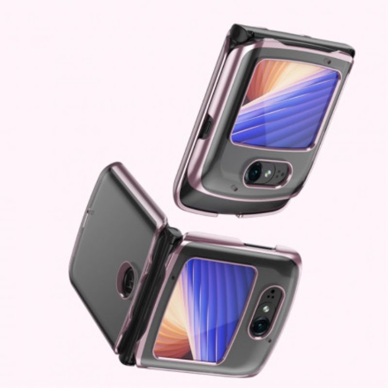 Case Motorola Razr 5G Metallistyyliset Reunat